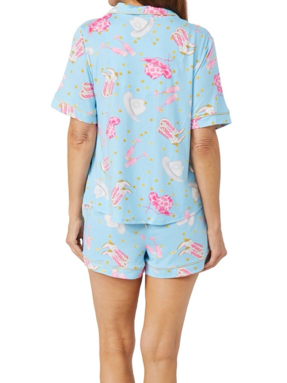 Room Service Pajama Short Set NWT SIZE LARGE - Picture 2 of 6